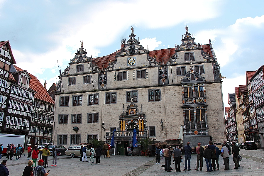 Der Kern des Rathauses Münden stammt aus dem 14. Jahrhundert
