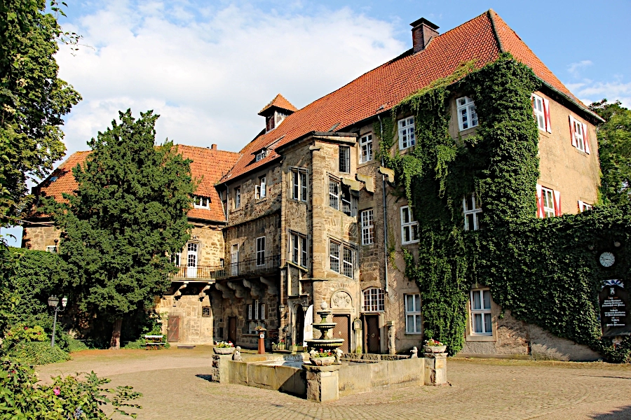 Der Innenhof des Schlosses