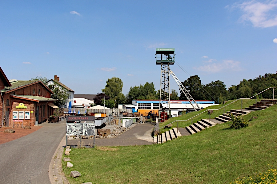 Der Zechenpark mit Besucherstollen und Bergbaumuseum