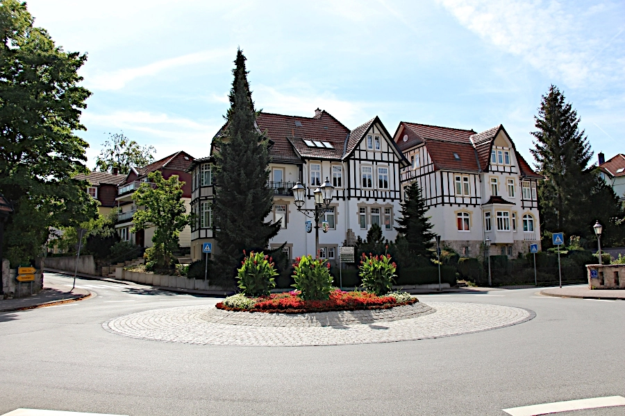 Historische Bauten und Jugendstilvillen prägen das Stadtbild von Bad Sachsa