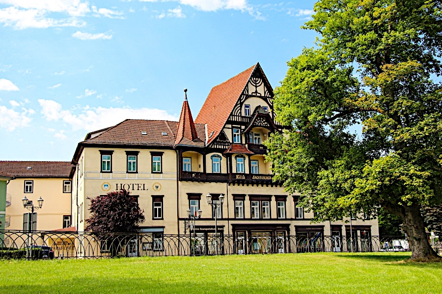 Das Hotel Sächsischer Hof ist das älteste Hotel der Stadt